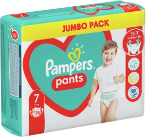 Pampers Active baby -Еднократни гащички ,Размер  7 (17+ кг) 32 бр./пак.