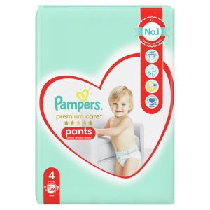 PAMPERS PREMIUM CARE ГАЩИЧКИ  4 (9-15 кг.) 38 бр./пак.
