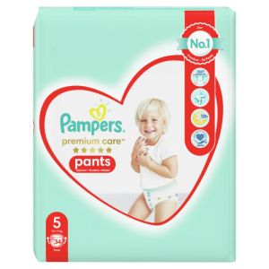 PAMPERS PREMIUM CARE  ГАЩИЧКИ  5 (12-17кг.)) 34 бр./пак.