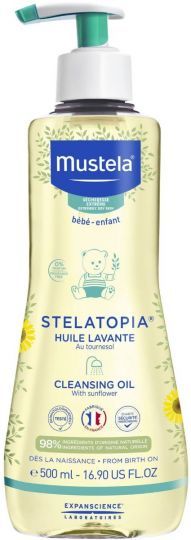 MUSTELA STELATOPIA Душ-олио за атопична кожа 0+ мес. 500 мл  4306