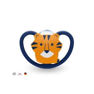 NUK Силиконова залъгалка + кутийка 6-18 м. SPACE   736.322