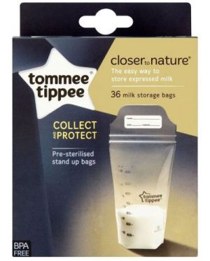 TOMMEE TIPPEE Комплект торбички за кърма  350 ml,./36 бр.   0049