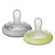 TOMMEE TIPPEE Ортодонтични залъгалки 0-6 м. BREAST-LIKE NIGHT TT.0207
