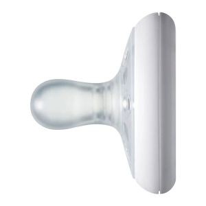 TOMMEE TIPPEE  залъгалки 6-18 м. BREAST-LIKE С БЯЛ И ЦВЕТЕН РИНГ TT.0202