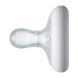 TOMMEE TIPPEE  залъгалки 0-6 м. BREAST-LIKE С БЯЛ И ЦВЕТЕН РИНГ TT.0203