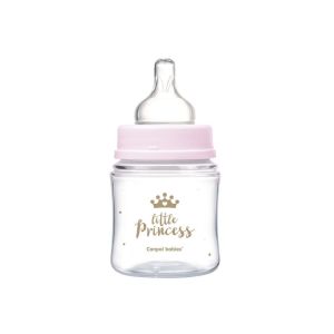 CANPOL Шише с широко гърло 120 мл. АНТИКОЛИК EASY START ROYAL BABY РОЗОВО 35/233 