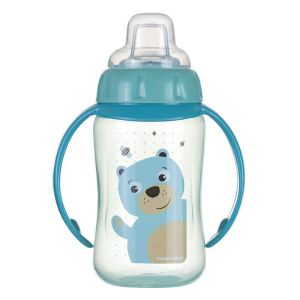  Canpol чаша  със силиконов накрайник и дръжки 320 мл - ЗЕЛЕНА  56/512-0З