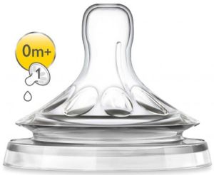  AVENT NATURAL Биберон за Новородено (1 дупка) 0+ м. 2 бр.   0441.02