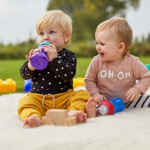 Philips Avent Неразливаща се чаша с мек накрайник 300 мл. 9+ м. лилава  0526.02