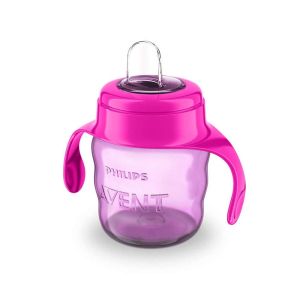 Philips AVENT Чаша за лесен преход с дръжки 200 мл РОЗОВА 0488.03