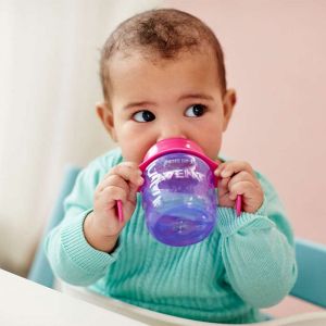Philips AVENT Чаша за лесен преход с дръжки 200 мл РОЗОВА 0488.03