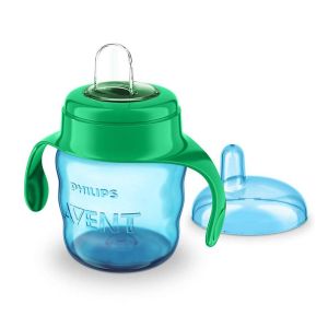Philips AVENT Чаша за лесен преход с дръжки 200 мл ЗЕЛЕНА 0488.02