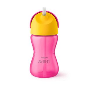 Philips AVENT  Неразливаща се чаша със сламка 300 мл. 12+м. РОЗОВА 0521.02