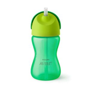 Philips AVENT Неразливаща се чаша със сламка 300 мл. 12+м. ЗЕЛЕНА  0521.01