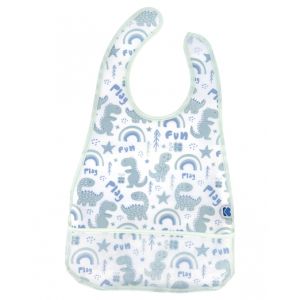 KIKKABOO Лигавник с джоб непромокаем Dinosaur Blue 31303030016