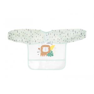 KIKKABOO Непромокаем лигавник с ръкави и джоб Savanna Mint  31303030033