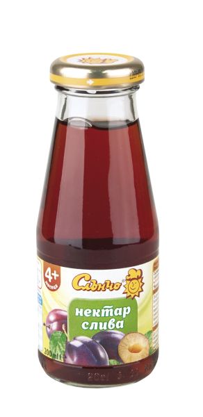 СЛЪНЧО бебешки Нектар Слива 200мл. 5119