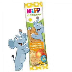 HIPP БИО Плодово барче Мюсли с  бисквити, ябълка,ванилия 12+мес. 20гр.   31367