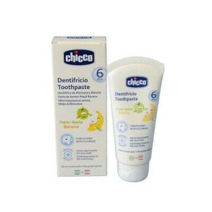 CHICCO паста за зъби ябълка и банан 6М+ 50 мл C0104