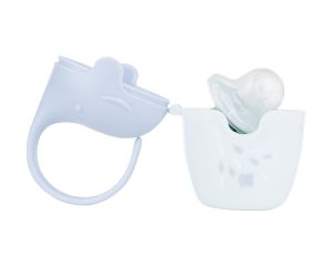 KIKKABOO Кутия за залъгалка Elephant Blue  31302020133