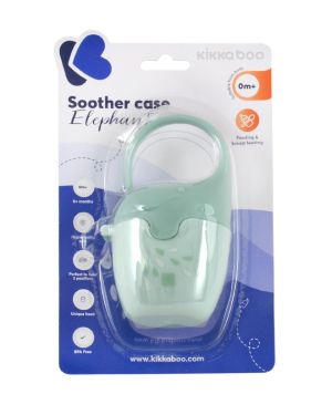 KIKKABOO Кутия за залъгалка Elephant Mint  31302020132