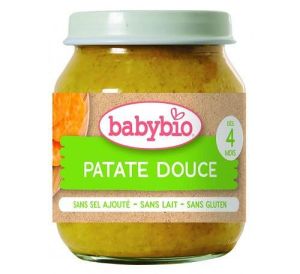 BABYBIO БИО  бебешко зеленчуково пюре Сладък картоф 4+мес.130 гр.