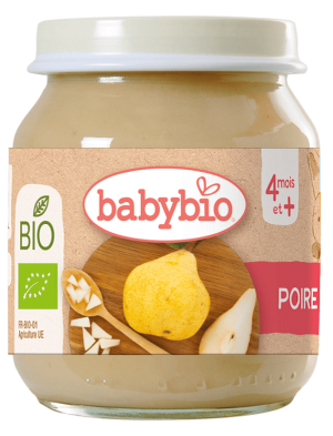 BABYBIO БИО бебешко плодово пюре с круши 130гр.