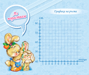 Бебешки албум Нашето бебе - за момче