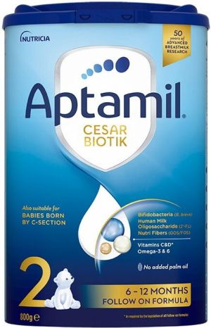  APTAMIL CESAR BIOTIK 2 Преходно мляко за кърмачета 6-12 мес. 800 гр
