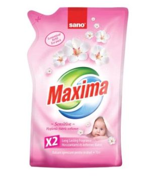 SANO  Maxima Baby  Омекотител сензитив 1л розов/концентрат/