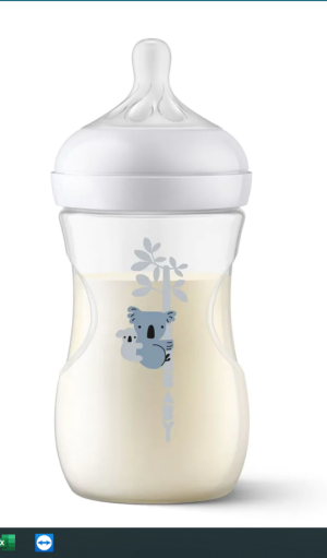 Philips Avent  NATURAL RESPONSE 3.0 с биберон поток 3 1м+ 260 мл. КОАЛА 0580.001