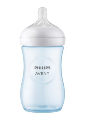 Philips Avent Бебешко антиколик шише Natural Response 260 мл. СИНЬО  0574.001