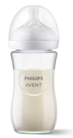 Philips Avent Стъклено шише за хранене Natural Response 240 мл   0578.001