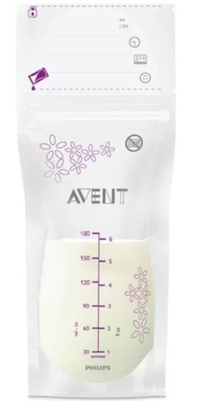 Philips AVENT Торбички за съхранение на кърма  180мл./25 бр. 0470.01