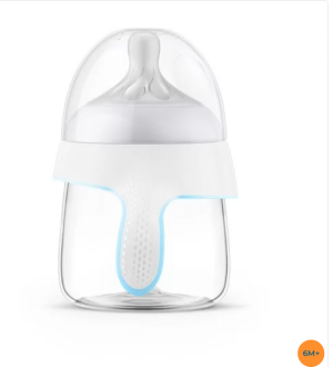 Philips Avent  Тренировъчно шише Natural Response с дръжки 150мл с биберон без протичане Поток 5, 6м+  0467.003