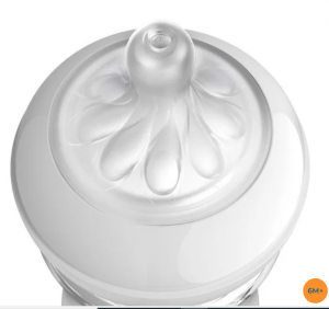 Philips Avent  Тренировъчно шише Natural Response с дръжки 150мл с биберон без протичане Поток 5, 6м+  0467.003