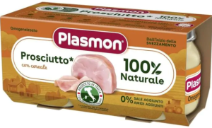 PLASMON  бебешко пюре Месна заготовка от прошуто (свинско)  4м.+2х80гр.   9048
