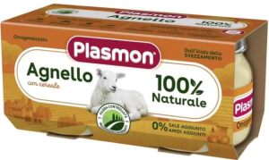 PLASMON  бебешко пюре Месна заготовка от Агнешко месо  4м+ 2х80гр. 1034