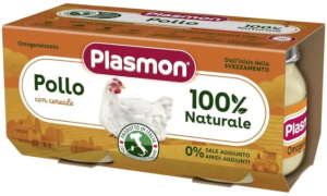 PLASMON бебешко пюре Месна заготовка от пилешко месо  4м.+ 2х80 гр. 1098