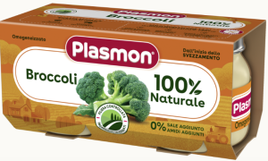 PLASMON бебешко зеленчуково пюре  броколи 6м.+ 2х80 гр. 3383
