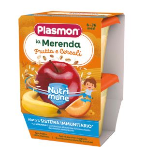 PLASMON Млечен десерт микс от плодове и ов.ядки 6-36м.+ 2х120гр. 3831