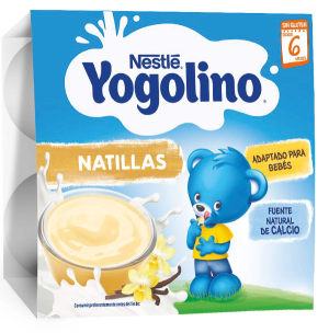 NESTLE YOGOLINO  Млечен десерт  с ванилия ,6м.+, 4бр. x 100 гр.в опаковка 5667