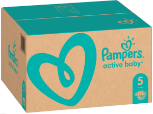 Pampers Active baby -Еднократни пелени,  Размер 5 (11-16кг.), 150  бр./ КАШОН