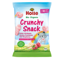 HOLLE  Био снакс с овес и малини 8+мес.30г 