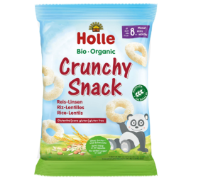 HOLLE  Био снакс ориз и леща  8+ мес.25гр.  9980