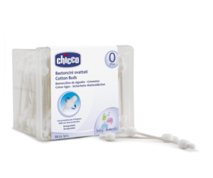 CHICCO Клечки за уши с ограничител 0м+, 90 бр. N0613.1