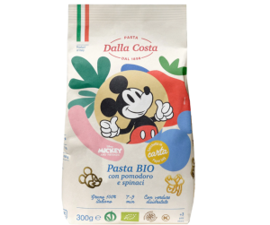 DALLA COSTA  Био паста за деца Мики Маус трицветна 300гр.