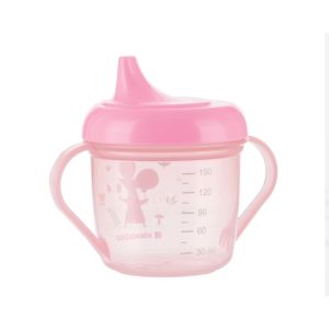 KIKKA BOO Чаша с твърд накрайник 150мл Forest Party Pink  31302030073