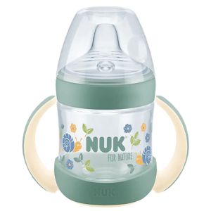 NUK for NATURE Шише за сок РР Temperature Control 150мл. със силик. н-к 6+мес. Зелено 215.369