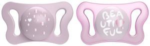 CHICCO залъгалки   Physio Micro, 2 броя, 0-2 месеца, розови N0340